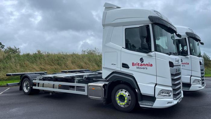 New Daf trucks in new livery