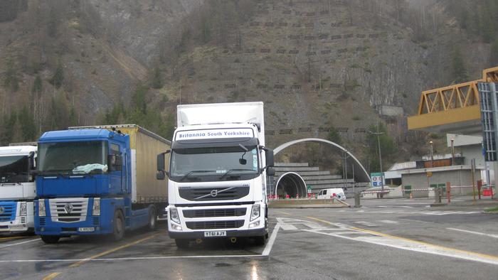 Mont Blanc Tunnel - Italian side