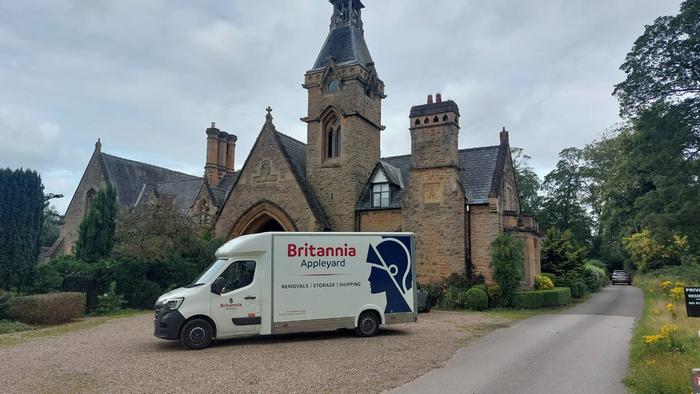 Small van in the new Livery