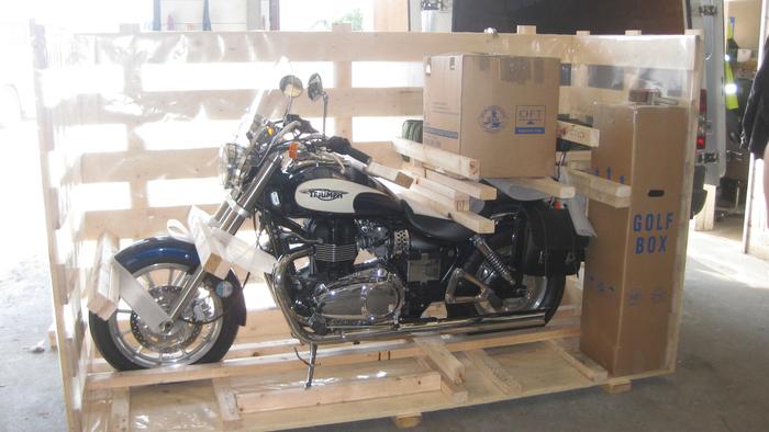 Shipping of Motorbike to Cyprus