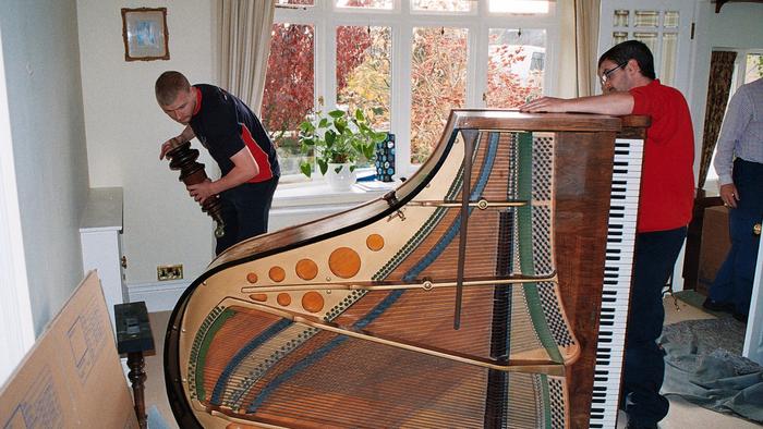 Appleyards of South Yorkshire prepare Grand Piano for move to France