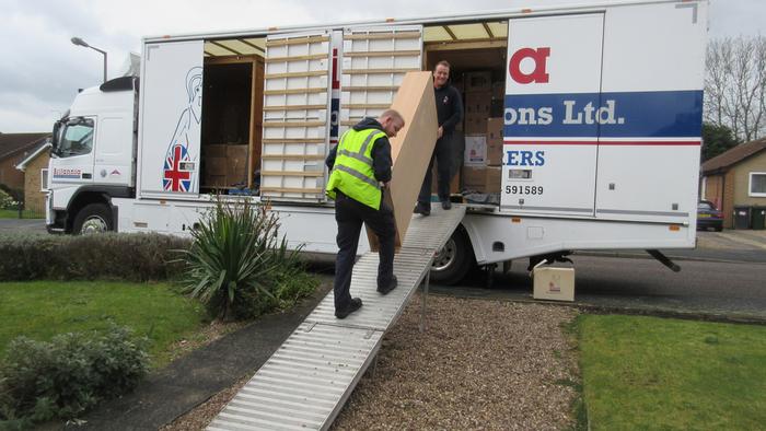 Moving from France to the UK via our storage facility