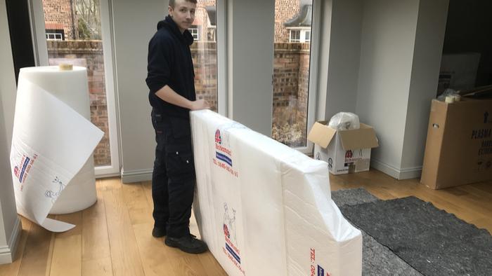 Large heavy dining table Export wrapped for safety