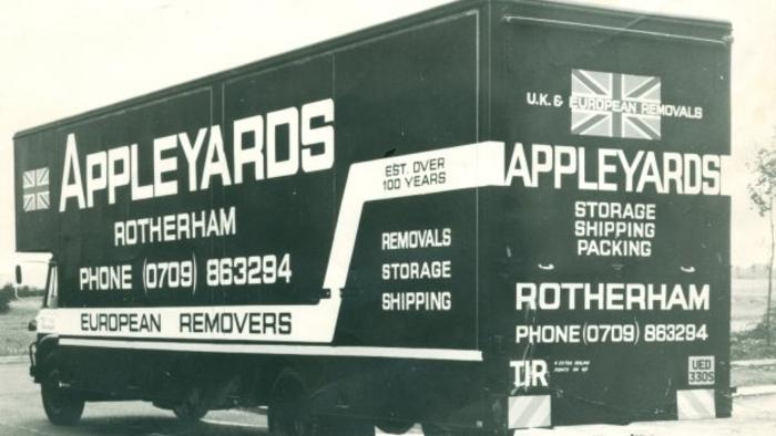 1970's Bedford TK removal van ... Designed especially for European removals