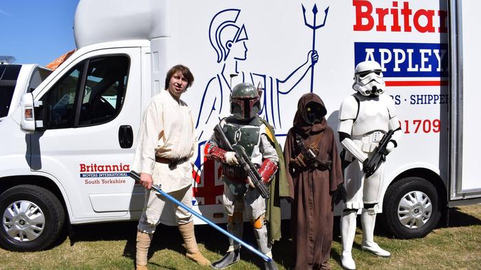 Star wars visitors to Doncaster Charity day